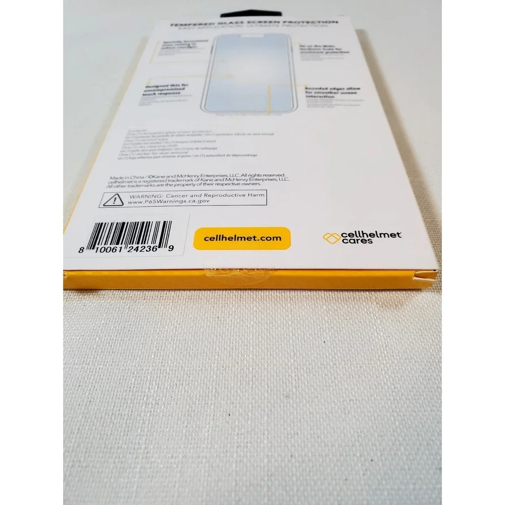 NEW Cellhelmet‎ Tempered Glass Screen Protector iPhone 14/13/13 Pro